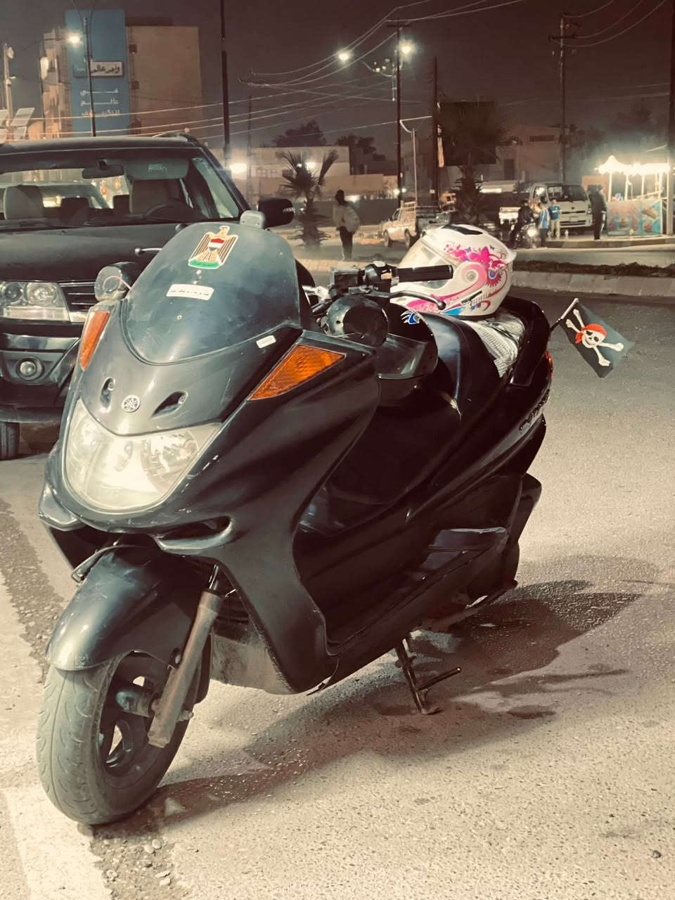 السلام عليكم
للبيع
ماطور ياماها ماجستا 
محرك 250cc
السرعه 160
الدراجه گامله و ما ناقصها برغي 
مكانها العلم
السعر 650 و بيها مجال
الرقم :***********
