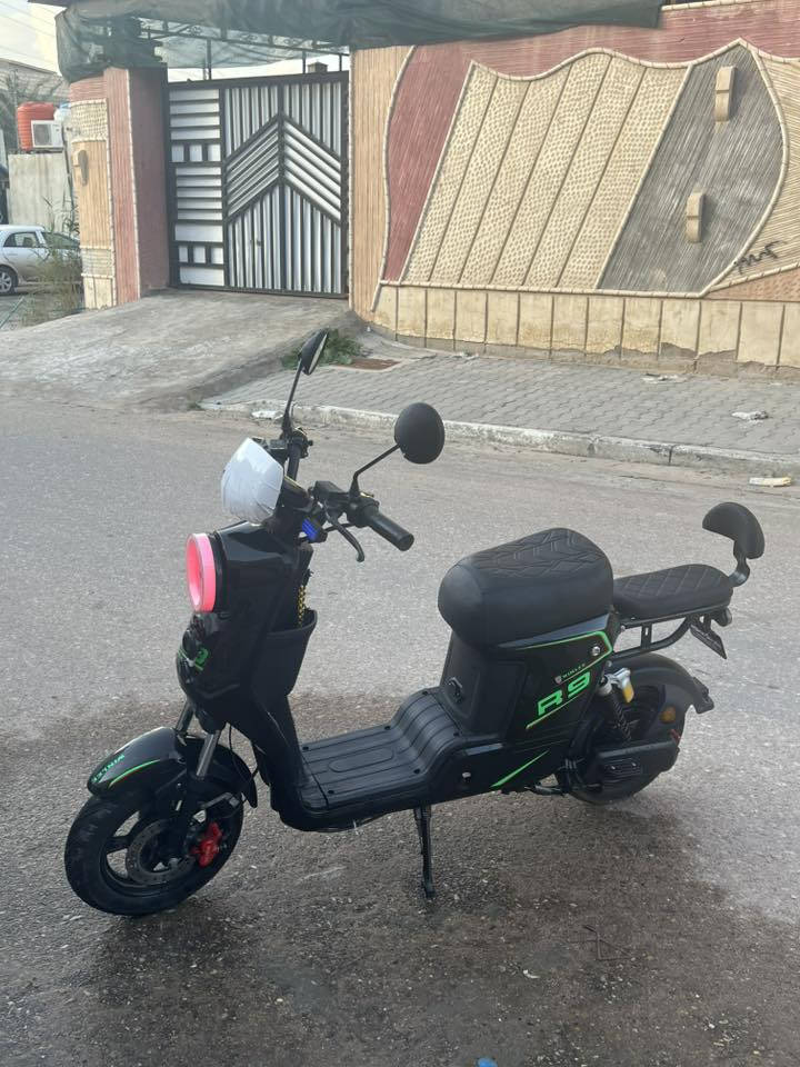 ***********
دراجه شحن R9موديل 2026 بطاريات 32   
السعر  400 قراضه كامله🖤 البصرة مشراك القديم 🖤
