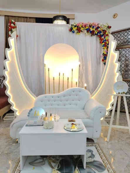 كوشات حسين التميمي للاعراس والمناسبات أحدث الموديلات وحسب الطلب وانسب الأسعار نقل وتنصيب بلد واطراف بلد العنوان بلد  مقابيل  كراج بغداد مباشرتاً للحجز ***********
