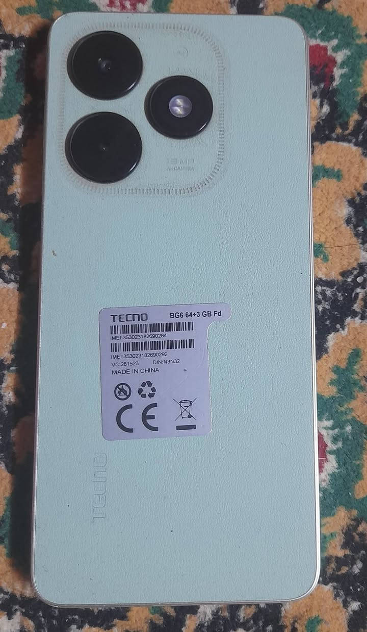 جهاز للبيع TECNO SPARK Go 2024
بسعر 65 مكاني الامين الثانيه  رقم الهاتف *********** تعال افحص وشوف ذاكرة 64مستعجل ع بيعته ؟الشراي يتصل ؟
