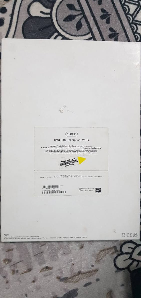 ايباد 7 ذاكره 128 جنت استخدمه وطفه خذته للمصلح يگلي احتمال معالج وبعد ماصلحته  ضل والجهاز مفتوح مابي ايكلود الشاشه والحساس والبطارية والشاصي اعتقد سليمات مابيهن  شي


**إذا كنت صاحب هذا الإعلان وتريد حذفه لأي سبب، رجاءا أرسل رسالة إلى الدعم الفني**