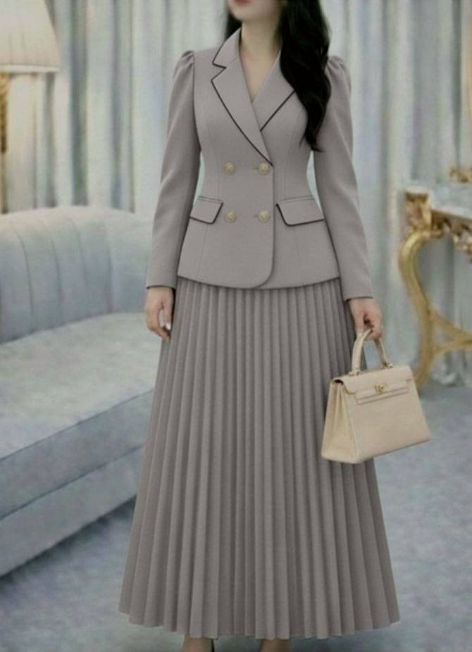 طقم  ستره وتنورة 😍
القماش الاصلي 
كوالتي عالي جدا

* ستره مبطنه طول 75 سم
تنورة طول 105 سم كمر سحاب ولاستيك من الخلف 

* القياسات /
40/42/44/46/48/50

* ملاحظه / تبليغ الزبون فحص والتأكد من الاوردر قبل مغادرة المندوب


**إذا كنت صاحب هذا الإعلان وتريد حذفه لأي سبب، رجاءا أرسل رسالة إلى الدعم الفني**