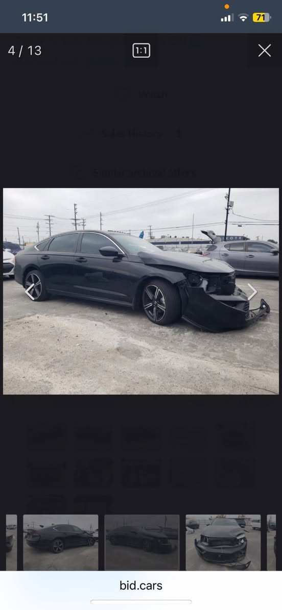 هوندا اكورد  2024 هايبرد sport
السياره بالحره الاردن
بدون تصليح 

للبيع حره على وضعها
حادث موضح بالصور
فتحه سقف

سعر 15,000$ دولار حره بمكانها 
واتساب ***********

متوفر اكورد الوان وحوادث اخرى
