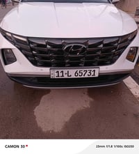 توسان 2024 خليجي سيارة بيها صبغ ركن الدعاميه ماشر عليه رقم انكليزي جدي...