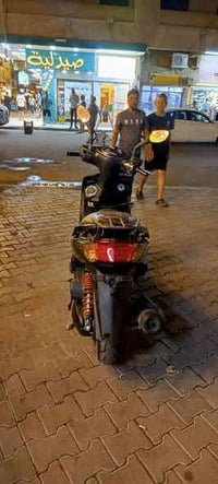 دراجة سكنس موديل 2015 نوزل خطين كهربائيات كاملة دراجه خير من الله تجي ...