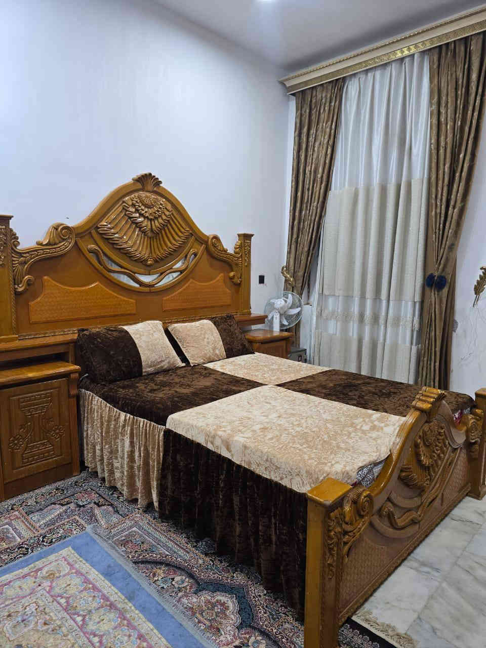 غرفة نوم خشب تزكام فول نظافة ومواصفات المكان الشطرة ***********
