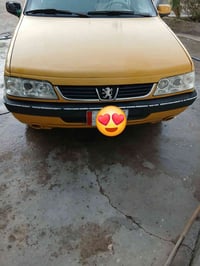 من رخصة الادمن بيجو 405 موديل 2015للبيع سياره جاهزه كير ومكينة وحدادية...