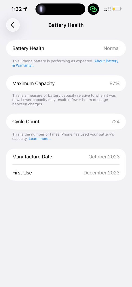 ئایفۆن ١٥ی پڕۆماکس ٢سیمکارت بێ دەستکاری و بێ شوخت 
پاتری ٨٧ ی ٢٥٦گێگا تیتانیۆم ڤێرژنی ٢٦ی لەسەرە 740دۆلارو کەمێک مەجال 
***********
سلێمانی السليمانية, العراق
