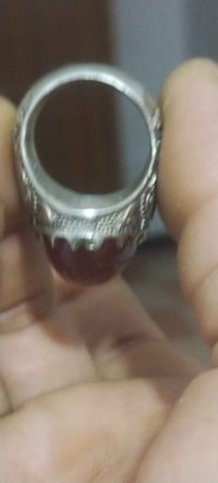 خاتم قديم • عقيق يماني • فضة 925