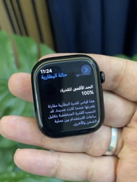 ساعة ابل وتش الاصدار 10  جديدة استخدام شهر مشوحنه مرتين  ضمان ABM  حجم...