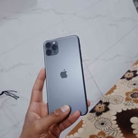 ايفون 11 برو ماكس ذاكره 256 بطاريه ١٠٠ مبدل شاشه اصلي تفصيخ 3 خيارات ك...