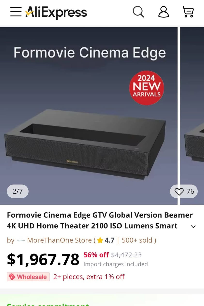توفر جديد

مليون 500 الف سعر الجهاز جديد

WEMAX Nova 4K UHD UItra Short Throw
Projector
ليزر ذكى فائق جهاز Nova WEMAX هو جهاز عرض : القصر بدقة UHD ,4K مصمم خصيضا لتجربه
المسرح المنزلى
المواصفات الرئيسية
الدقة: يدعم دقة 2160 * )3840 UHD (4K تقنية العرض: يستخدم تقنية ليزر 3.0 PDـاA وتقنية DLP، مما يوفر ألوانا غنية وتفاصيل، دقيقة السطوع يتميز بسطوء يصل إلى 2100 لومن ANSl مما يجعله مناسبا للاستخدام فى النهار أو الليل حجم الشاشة: يمكنه عرض صورة بحجم يتراوح من 80 إلى 150 بوصة ظام التشغيل: يأتى مع نظام 9.0 TV Android المدمج والمعتمد من جوجل، مع مساعد جوجل الصوتي وميزة Chromecast
الصوت: يشتمل على مكبرات صوت مدمجة بقوة 30 واط تدعم تقنيات Audio Dolby و DTS-HD الاتصال: يدعم الاتصال اللاسلكى عبر الواى فاى والبلوتوث، كما يحتوى على عدة منافذ بما فى ذلك USB HDMI
ميزات إضافية
تصحيح الانحراف: يدعم تصحيح الانحراف ب 8 نقاط لضط الصورة بشكل، مثالى المسافة القصيرة جڐا sT)ل:)U يمكن وضعه على بعد بضعة سنتيمترات من الحائط لعرض صورة كبيرة،

للحجز واتساب اب

***********
