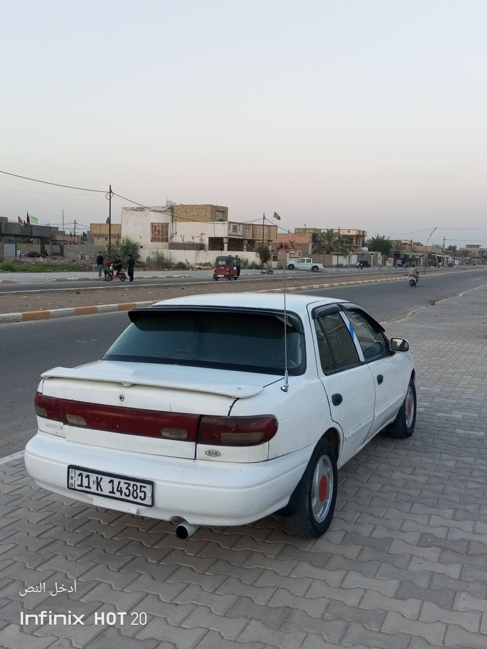 السلام عليكم
للبيع كياا سيفيا 1995
كير اوتماتيك رقم بغداد مشروع وطني 
تبريد ثلج  مصبوغه حزام جماليه 
دواخل جديد حداديه امامي خلفي جديد ترايك وين ماتريد 
تخم تاير جديد كهربئيات كله شغاله عل وضع الشركه 
سياره حلوه ومال جناي السعر 35 وبيها مجال بسيط 
مكينه  مسكر كير ومكينه جديد 
مكاني بابل الشوملي 
الاستفسار ‏‪***********‬‏
