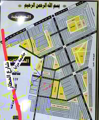 قطعة طابو بالشبكات مقاطعة ١١٧ شارع المطار وزقورة اور قرب جامعة مزايا و...