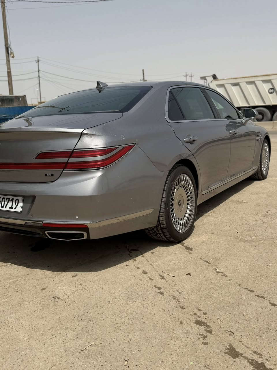 الســلام  عليـكم
🥇المـايــباخ الكــوريه للبـيع😍

GENESIS G90 2021 . اللون ذهبي شمباني

رقم بغداد الجديد تحويل ثاني يوم 

الضرر الجاملغ الخلفي بارد فقط 

فول 1/1

الموصفات:
رادار امامي
رادار خلفي 
رادار جانبي
بصمة
فتحة سقف
4 كامرات 360 درجة جانبية وخلفية وامامية
حساسات امامي خلفي
كشنات جلد 
كشنات حضن
كشنات امامي تدفئة تبريد
كشنات خلفي تدفئة
ماوس امامي يتحكم بالشاشة بالكامل 
شاشة اعطال 
سايد بريك دكمة  
ماوس خلفي 
الدواخل كله مطعمة صاج 
سقف كنتارة بلادي 
جميع البيبان شفط 
جنطة كهرباء 
كشنات خزن ميموري كشن السائق وكشن الراكب 
تدفئة ستيرن
بردة خلفية مال الجامة الخلفية
وبردات بل أبواب الخلفية تحكم بيهم كهربائي
شاحن لاسلكي
تبريد لمس
دشبول داتاشو 
قطعتين تبريد 
مرايا تعتيم 
تدفئة مرايا جانبية
انارة داخلية متغيرة
DVDاقراص 6جنجر
اوتو هولد
GPS خرائط
5وضعيات قيادة
جميع لايتات السيارة led
تحكم ستيرن جهتين 
ستيرن كهرباء
قيادة ذاتية 
تحديد مسار
كشنات كهرباء 
ويل تو سايز
طياره ارضيه استجابة كلش قويه
وباقي الموصفات المعروفة
محرك 5.0 8 سلندر 
السيارة استيراد شخصي اني مستوردهة على ايدي ورقمتهة 
المكان بغداد
رقم الهاتف ***********
