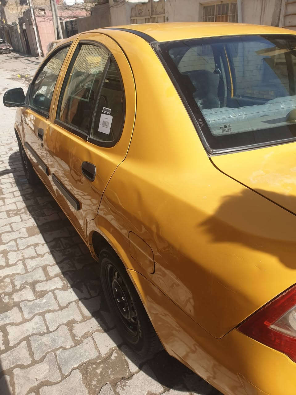 يا الله اسلام عليكم سياره طيبه 15 سياره نضيفه خير من الله تخم تاير صال سبوع من شديته  صدر البارحه شديته جديد بسمي مصفره من كلشي مابيهه ضربه سعرهه 37وبيهه مجال رقمي ***********خاص موجود
