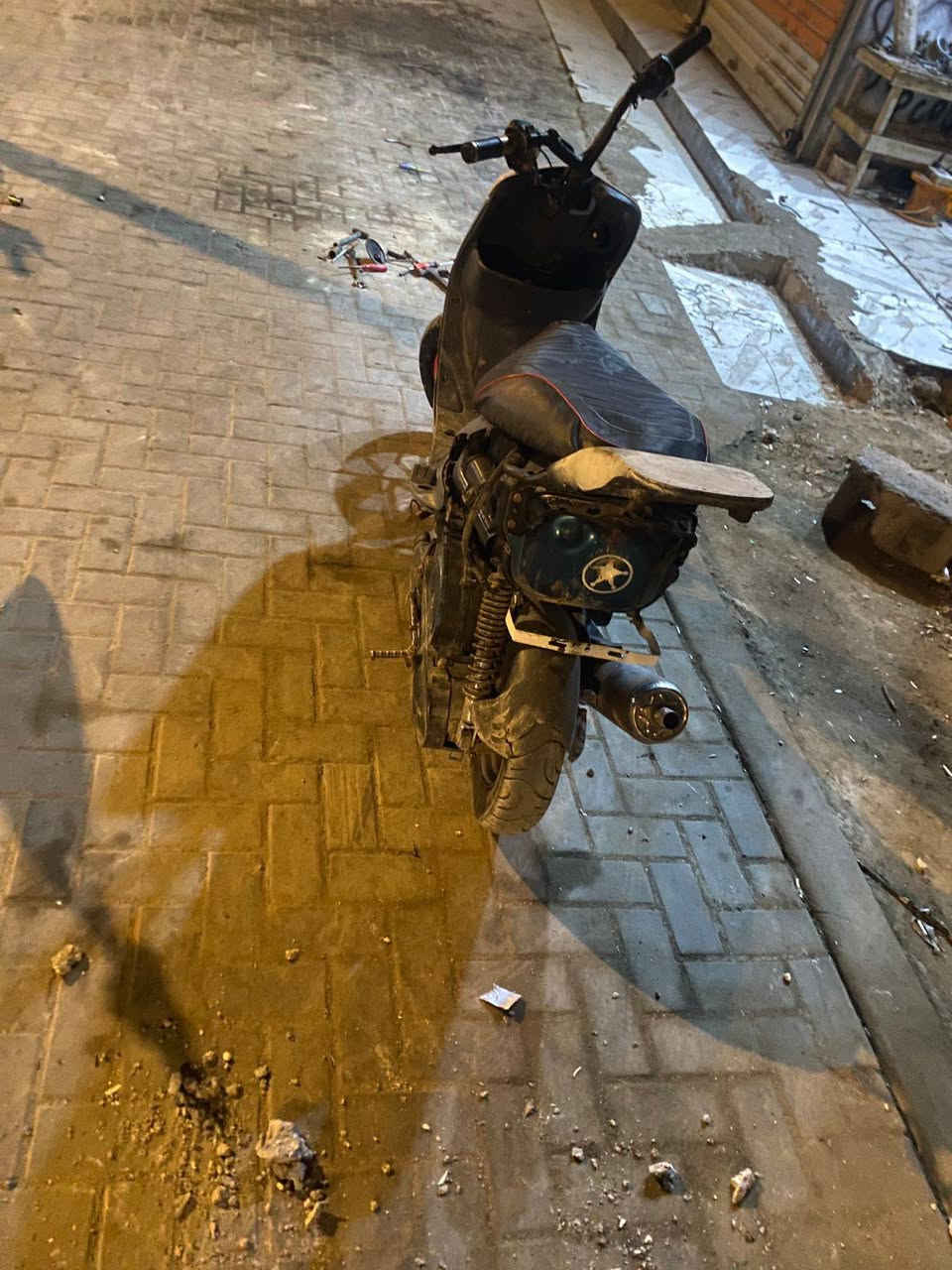 للبيع البيضه  بوشه 49 دراجه كامله كفراات دبلات شغاله  شغاله كل وكت دكت هندر كامله من كلشي شلعه معدل سعر 450وبيه مجالل بيع او مراوس البصره ابو الخصيب  موجود  وساب ***********
