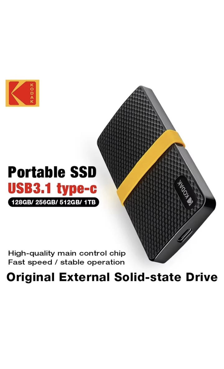 للبيع هاردسك خارجي (SSD) من شركة كوداك (Kodak) العالمية، موديل X200 Series، يتميز بالسرعة العالية والحجم الصغير جداً.
المواصفات التقنية:
• السعة: 512 جيجابايت (512GB).
• النوع: SSD (أسرع بمراحل من الهاردسك العادي HDD).
• منفذ التوصيل: USB Type-C 3.1 (يدعم نقل البيانات بسرعة فائقة).
• التصميم: أنيق، متين، وبحجم الجيب (سهل التنقل).
• التوافق: يعمل على اللابتوب (Windows/Mac)، الهواتف الذكية، وأجهزة
• مثالي لنقل الملفات الكبيرة والأفلام والصور بدقة عالية في ثوانٍ.
• يوفر حماية أفضل لبياناتك بفضل تقنية الـ SSD المقاومة للصدمات.

السعر 50 الف


**إذا كنت صاحب هذا الإعلان وتريد حذفه لأي سبب، رجاءا أرسل رسالة إلى الدعم الفني**