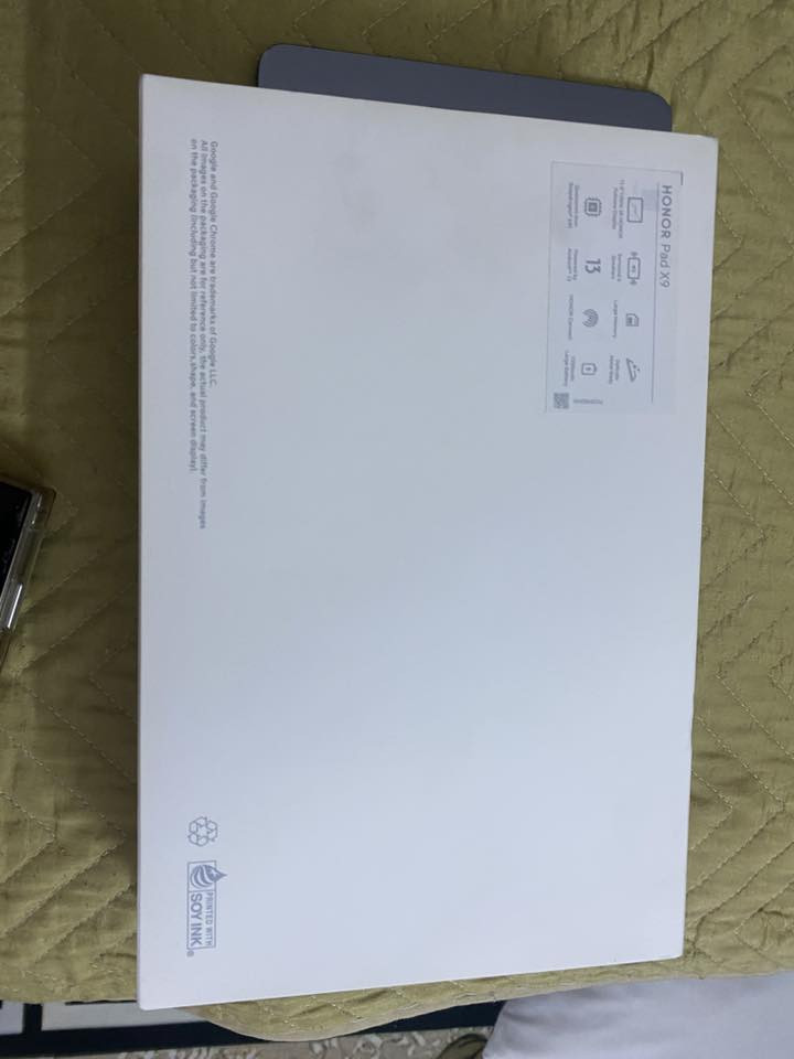 السلام عليكم 
ايباد هونر x9 
ذاكرة 128
الايباد جديد كلشي مابي نضيف 100% استخدام قليل جداً جداً 
سعر ٢٦٥ الف
عنواني بغداد الغزالية 
للتواصل  *********** اتصال واتساب
