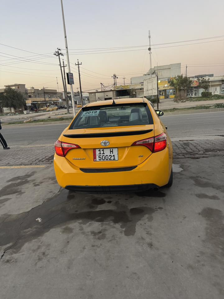 السلام عليكم كورلا 19للبيع رقم بغداد نكليزي تحويل ثاني يوم هيئه غرامات مصفره منضومة غاز ضرر بنيد وجاملغ  بدواخل بيه 
نطلب عليها 130وبيها مجال ***********مكان السياره كركوك
