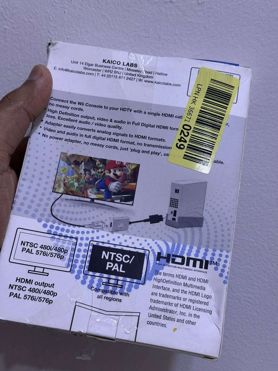 تحويلة wii الى hdmi جديدة
نوعية راقية

توصيل موجود


**إذا كنت صاحب هذا الإعلان وتريد حذفه لأي سبب، رجاءا أرسل رسالة إلى الدعم الفني**
