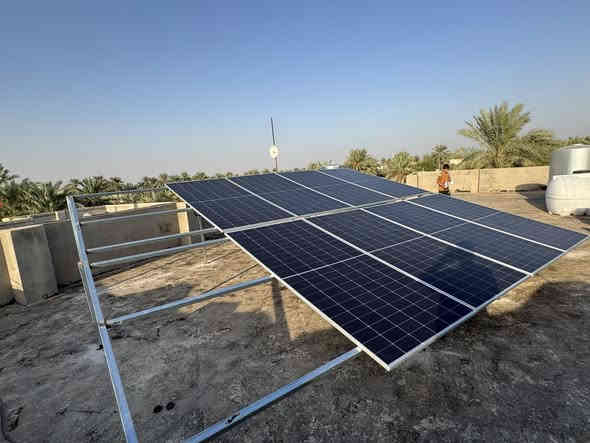 � بسم الله الرحمن الرحيم
اللهم صلِّ وسلم على سيدنا محمد وآل بيت محمد

✨ اليوم بفضل الله تعالى تم إكمال تنصيب منظومة طاقة شمسية في محافظة ديالى – قضاء الخالص – منطقة السراجق ☀️

🔋 مواصفات المنظومة:
• السعة: 10 أمبير ليلي نهاري (قابلة للزيادة)
• تم استخدام 8 ألواح لونجي 615 واط – 16 باز بارت 🌞 ضمان 15 سنة
• بطارية ليثيوم 10 كيلو واط ⚡ ضمان 5 سنوات
• انفيرتر 6.2 KW
• تم تجهيز الهيكل ليكون قابل للتوسعة مستقبلاً إلى 16 أمبير مع انفيرتر 20 أمبير 🔧

🛠️ خدماتنا:
• مراجعة دورية شهرية لكل منظومة 🔁
• مراجعة فورية لأي عطل 🧰
• تواصل مباشر مع الزبائن على مدار 24 ساعة 📞

📱 لأي استفسار أو معرفة الأسعار
تواصلوا ويانا عبر الصفحة أو على الرقم: ***********

⚡ التقني للطاقة الشمسية – خبرة تضمن راحتك 🌞
