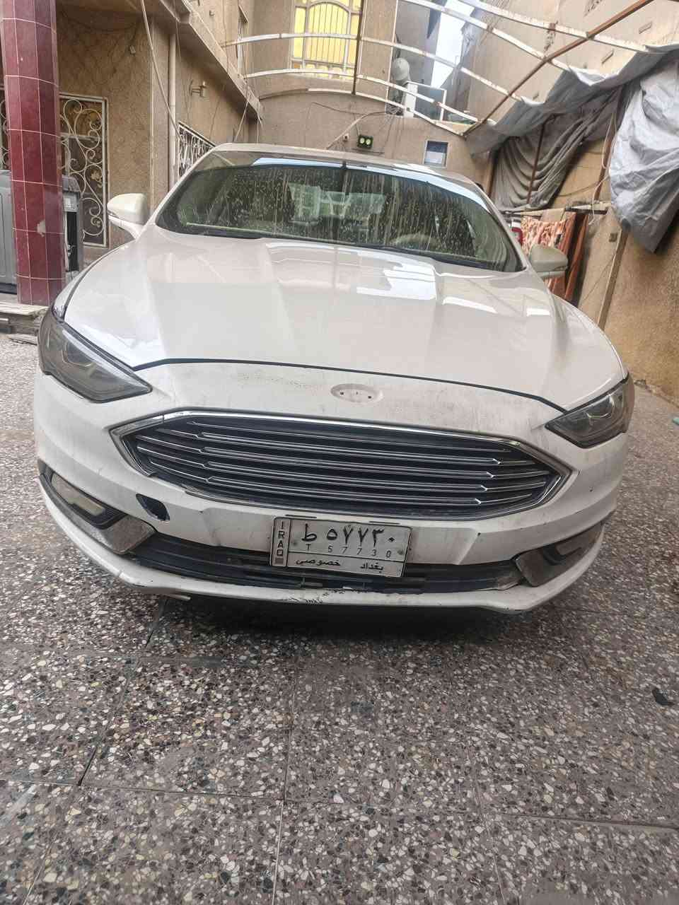 ‏🚗 للبيع | فورد فيوجن م2017 SE 🚗
‏
‏🔹 1.5 Turbo
‏🔹 گير ومكينة و تيربو جديد مكفولة 100%
‏🔹 السيارة حادث جاملغ خلفي جهة السايق فقط
‏🔹 وهنا بالعراق صار بيها ضربه صغيره بالباب مال السايق وانصبغت صفحة السايق 
‏
‏🔹 فول مواصفات 
‏
‏✨ المواصفات:
‏•كشنات جلد
‏•كشنات أمامية كهرباء 
‏•تدفئة كشنات
‏•تبريد قطعتين
‏•هاند بريك بصمة
‏•تشغيل عن بعد (Remote Start)
‏•حساسات خلفية
‏•شفتات ستيرن
‏•تحكمات ستيرن
‏•جام رباعي أوتو
‏•شاشة أعطال
‏•مراي قلاب
‏•Auto Start / Stop
‏
‏📌 النواقص:
‏•دعامية أمامية صبغ بس
‏•التبريد الحساس مال الضغط 
‏•نواقص بسيطه 
‏
‏🪪 رقم بغداد
‏✍️ التحويل ثاني يوم وباسمك
‏
‏💰 السعر: 90ورقة 
‏للاتصال ع ***********
‏            ***********
