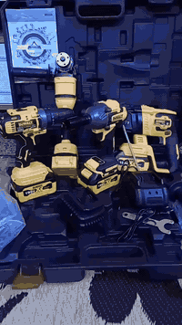 سيت دريلات • شواحن • ٤ بطاريات