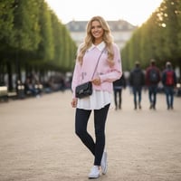 بلوزة سبور • فري سايز • تريكو فيسكوز تقيل