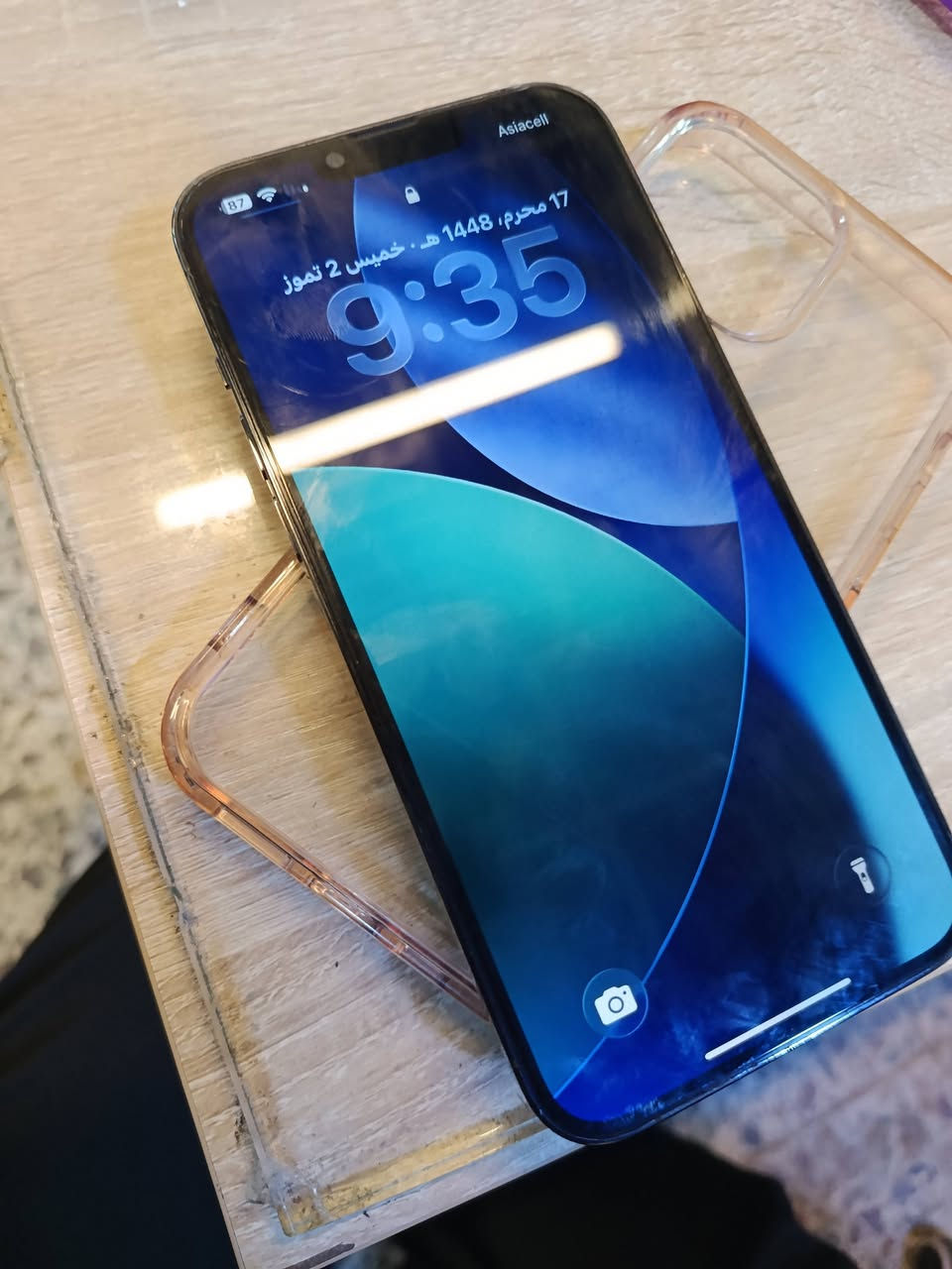 ايفون ١٣ برو ماكس
جهاز نضيف بلباكيت شخط مابي 
ذاكره ٢٥٦
بطاريه ١٠٠ (مبدله مستخدم تقره )
ملحقات كارتونه وشاحنه 
نموذج LL/A
سعر ٧١٥ الف مكاني بغداد الشماعيه 
***********
