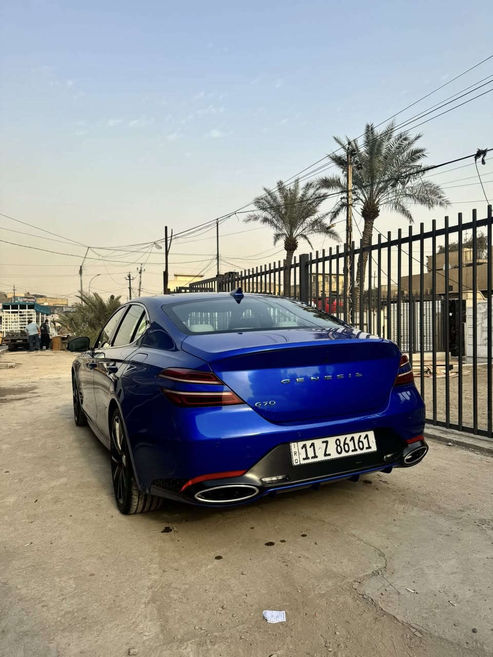 السلام عليكم للبيع جنسيز 2023 g70 برستيج اعلى فئه ماشيه 56 رقم بغداد باسمي تحويل ثاني يوم السياره 6 سلندر تون تيربو حادثها نوضح بال صوره القماره راجعه bdr  الجنطه بيها صبغ والجاملغ على كد الفوك قليل كلش السعر 240 وبيها مجال ‭0771 880 5948‬
