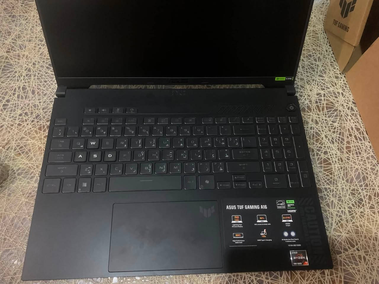 ASUS a16
كارت 4050 
هاد 512
معالج رايزن 7
رام ddr5 16 
السعر مليون 200


**إذا كنت صاحب هذا الإعلان وتريد حذفه لأي سبب، رجاءا أرسل رسالة إلى الدعم الفني**