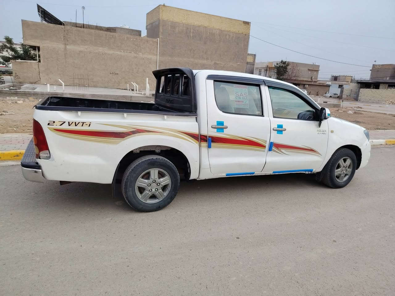 هايلوكس 2010 رقم ميسان انگليزي مميز  سنويه لل 30 هزه جديده شرط تحويل مباشر كير عادي بيهه تجيه جهت العبري اليمنه وصبغ  تخم تاير جديد حداديه جديده شاصي 19
مكان السيارة واسط  قضاء الصويره
السعر 112 بيهه مجال الشراي يتصل خاص ما موجود
***********
***********
