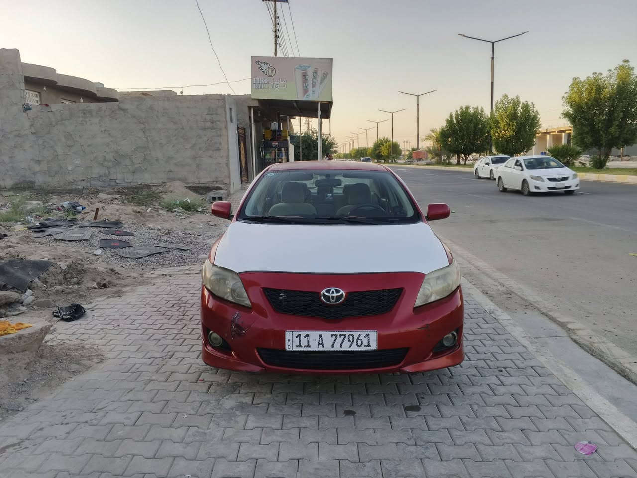 من رخصت الادمن السلام عليكم كورلا موديل 2008خليجي كير محرك حداده تبريد تخم تاير كله جديد رقم بغداد دولي بسمي تحويل ثاني يوم شاشه تحكم ستيرن السيارة جاهزه على حبايه ونص بيه لحيم بلغد اثر قاعده مال دبل وبيه سونار مرفق مع الصور السعر ب79وبيه مجال بسيط جدا العنوان الانبار فلوجة للاستفسار اكثر على هاذا الرقم ***********  
بيع فقط نقد اعتذر عن المراوس أو القسط
