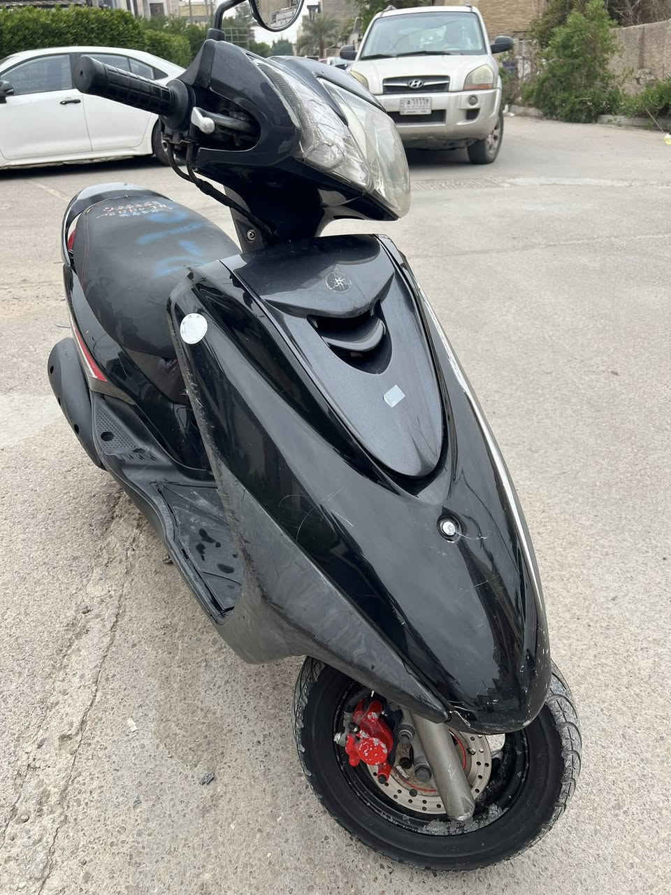 السلام عليكم دراجه ببغاء للبيع  دراجه مال رمبه جيب فيتر وافحص برغي ما مفتوح بيهه سعر 800 مكاني الامين الثانيه ***********
