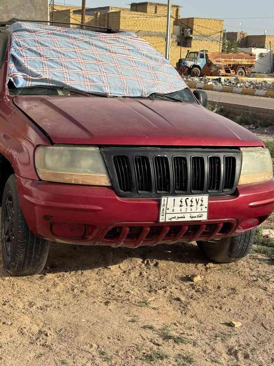 جيب شيروكي موديل 2000 رقم قادسيه الماني مشروع وطني مداور ثاني يوم
كير ومحرك بلاد 8 سلندر كير جديد حاويه 
حداديه جديده
دواخل نظيفه كلش
عنبار وبريشر وراديتر جدد
كهربائيات كلها تشتغل
طخم تاير ويل كب
مكان السياره الناصريه المركز
السعر 32 وبيه مجال 
للاستفسار ***********
