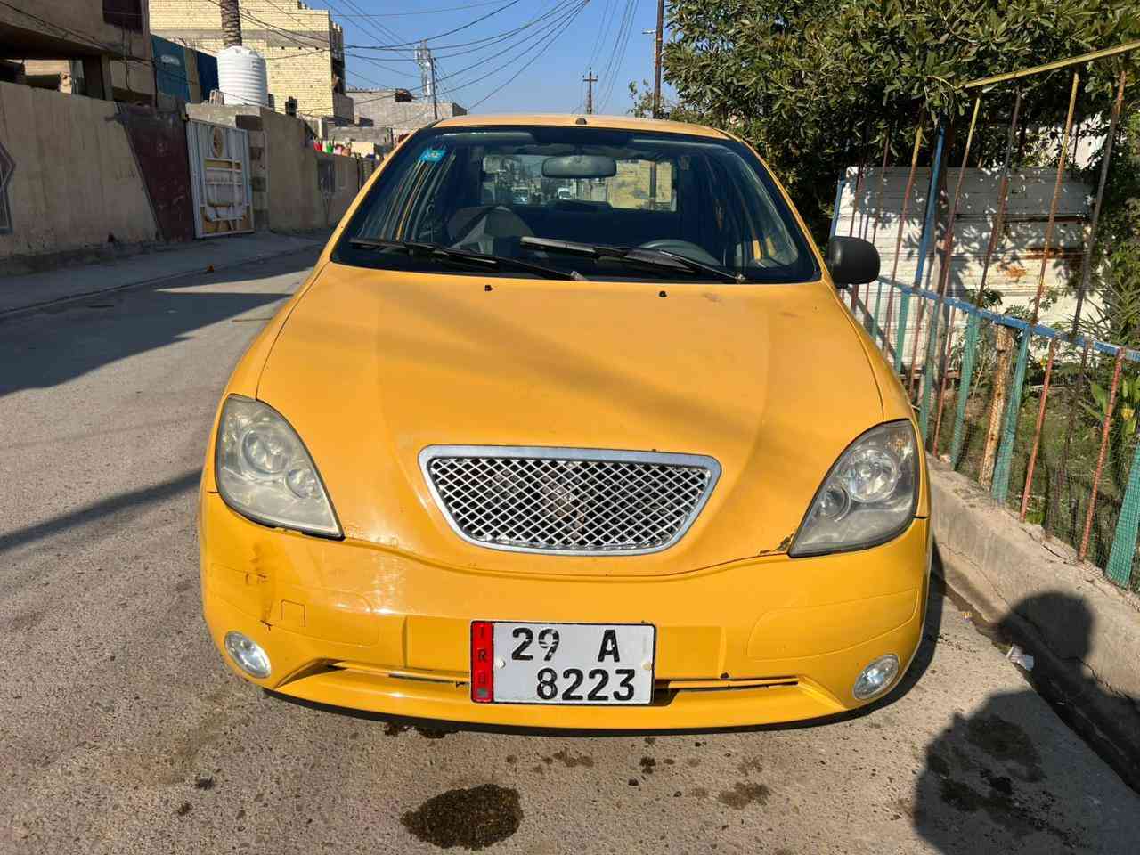 طيبه 2013 .
شغاله مابيها نقص
محرك بدايه تبخير 
تخم جديد 
ضربه بصف سائق وجاملغ بيها 
مكاني بغداد الغزاليه
+9647810349378
