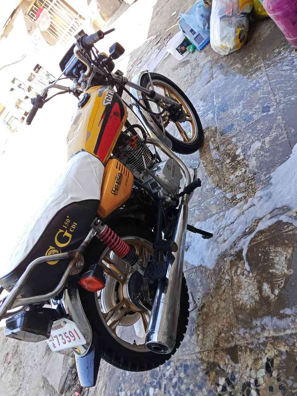 سلام عليكم دراجة ايراني للبيع موديل 2022كهرباياتهة كلهة شغالة مكينة لا تنقيص ولا تبخير سعر دراجة 400وبيهة مجال مكاني بغداد نهاية سبع قصور يم صورة رقمي لبي وتساب ***********/
رقم لاتصال***********
