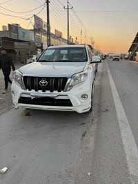 لاندكروز برادو 2015 شركه جيهان بيها صبغ جاملغ ومباوك عل باب الامامي اث...