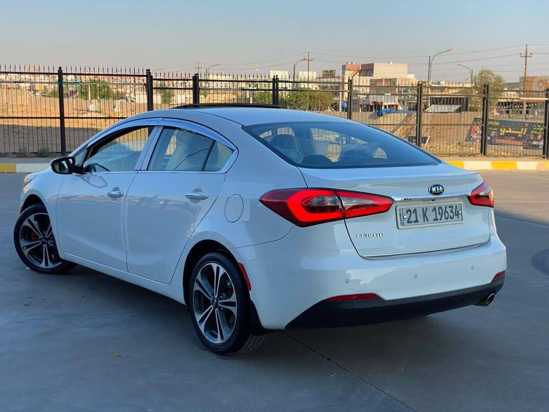 ***********
سیراتۆ 2015 فول مواصفات.. بدون صبغ .. حالوب كلش خفيف ما يبين بس بلفحص يبين 11 نقطة كلها .. 
رقم سنوي كله جديد 2030
بطاقة بنزين موجود .. 
سعر 135& و مجال .. 
*********** كركوك, العراق
