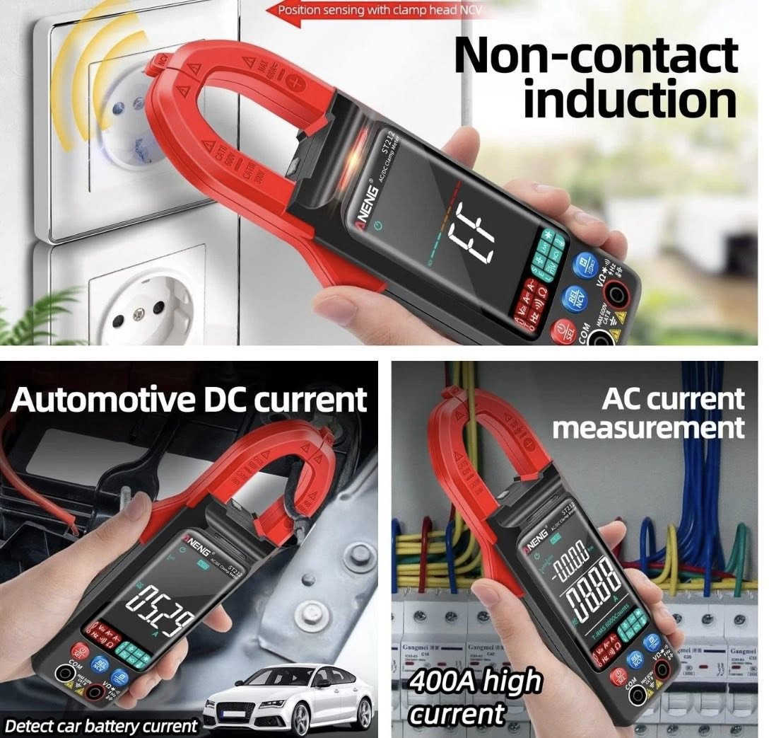 ANENG ST212 كلاميتر رقمية •
4 أهم المميزات:
قياس التيار والفولتية AC/DC باستخدام الكلامب بدون قطع السلك
True RMS مع عرض Counts 6000 شاشة رقمية واضحة بدقة قياس الفولتية الدقيقة (mV) والمقاومة والدايود والسعة فحص الأسلاك الحية (NCV) بدون تلامس لسلامة أعلى قياس التردد HZ ودرجة الحرارة
خاصية تثبيت القراءة (Data Hold)
إطفاء تلقائي لتوفير البطارية
إضاءة LED للعمل في الأماكن المظلمة
شاشة قابلة للعكس لسهولة القراءة في الاتجاهات المختلفة
سعر 35,000 الف دينار
لحجز: ***********
