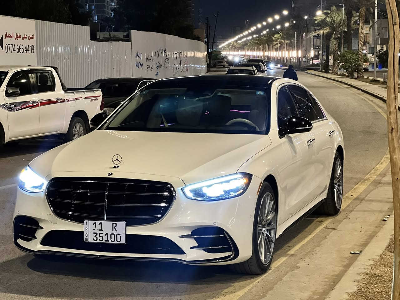 سلام عليكم
🔥Mercedes Benz S580 4Matic 2022🔥

🔹- مرسيدس  اس كلاس S580 

🔹-مــوديــل / 2022 

🔹- ضرر بسيط فقط صندوق مبدل نفس لون 

🔹فئة محرك 8 سلندر تيربو 

🔹سيارة جديدة جدا 

🔹- رقم بغداد باسمي تحويل مباشر 

🔹- بدون ايرباك ،بدون دواخل ، كير مكينة كفالة شرط الفحص

______________________________

💎فـول مـواصـفـات /:- 

♦️لايـتـات زنون داينمك

♦️كشنات مساج 

♦️داخل بيانو 🎹 

♦️بانوراما 

♦️ابواب شفط 

♦️لون مات مميز 

♦️داتاشو

♦️بردات خلفية 

♦️ستيرن هيتر 

♦️داخل ابيض مميز 

♦️اضاءة محيطية 

♦️دبل رادار امامي 

♦️حساسات خلفية وأمامية

♦️وبعد بية مواصفات هواي متنذكر الجناي يعرفه

♦️فول مفولة للاخير اعلى فئه

__________________________

#الـعـنــوان / بـغـداد حي جامعة 

#الـهــاتــــف / *********** مصطفى 

#الـسـعـــــــر / 770 ورقة وبي مجال
