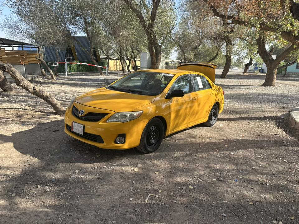 سلام عليكم كورلا موديل 2011للبيع باسمي نقابه صفر محرك جديد 2018تايرات جديد سنويه2027 ضرر  بونيت وجامرلغ سعر 125 @@@***********
