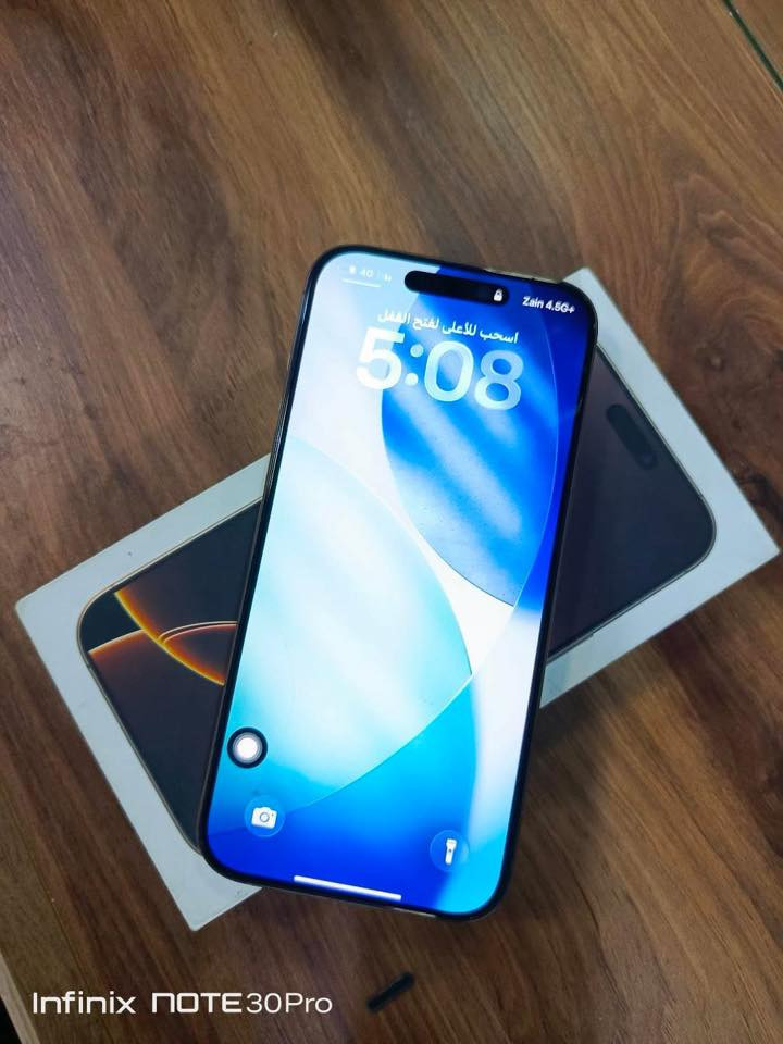 السلام عليكم للبيع⬇️

16pro max
لون ذهبيّ 
بطاريه99
عدد الدورات163
بعده بضمان 
سعر الجهاز 1525$ وبي مجال
جهاز جديد ومكفول
 كيبل الشحن الاصلي موجود

مكاني النجف الإشراف 

رقم الهاتف ***********
