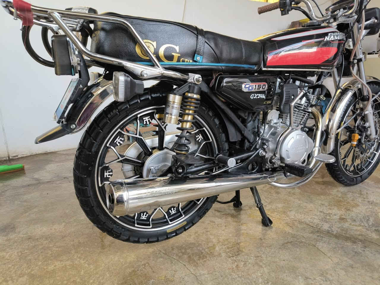 السلام علیکم
للبیع فقط
سی جي نامي برو هونزدا مودیل 2025 اخو جدید
 محرك 150cc 
تشغیل عن بعد + بصمە + سلف + هندر
کهربائیات شرط + دشبول الکتروني

سعر 700قفل لحد یراسل او یخابر  للمعاملە
رقم ***********
عنوان : کرکوك بنجاعلي
