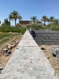 خلفه بناء طابوك +بلوك متفرغ حالين رقمي07837288642