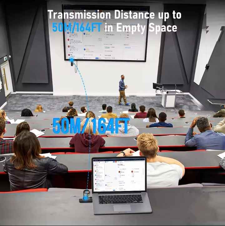 #وايرلس HD #بسعر 40 الف #بدقة 4K

* هذا المنتج هو Lemorele 4K Wireless Video Extender، وهو جهاز مصمم لبث الفيديو والصوت لاسلكياً بجودة عالية.

* يدعم الجهاز دقة 4K Ultra HD لتوفير تجربة مشاهدة واضحة ومفصلة.

* يتميز بمدى نقل يصل إلى 50 متراً، مما يسمح بمرونة في وضع الأجهزة في الغرفة.

* يعمل الجهاز بتقنية Plug and Play، مما يعني سهولة التركيب والاستخدام المباشر دون الحاجة إلى تعريفات معقدة. الفلوجة, الأنبار


**إذا كنت صاحب هذا الإعلان وتريد حذفه لأي سبب، رجاءا أرسل رسالة إلى الدعم الفني**
