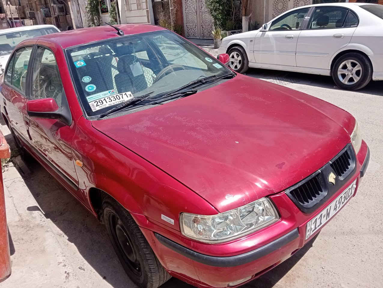 سيارة صالون سمند للبيع حمراء اللون بسمي بغداد السنوية لحد 2028 بيه جاملاق صفحة اليمنه باتري جديد تايرات جديد صدر جديد مشط ستيرن جديد تبريد ثلج تدفئة السعر 45 ورقة وهذا رقمي ***********
