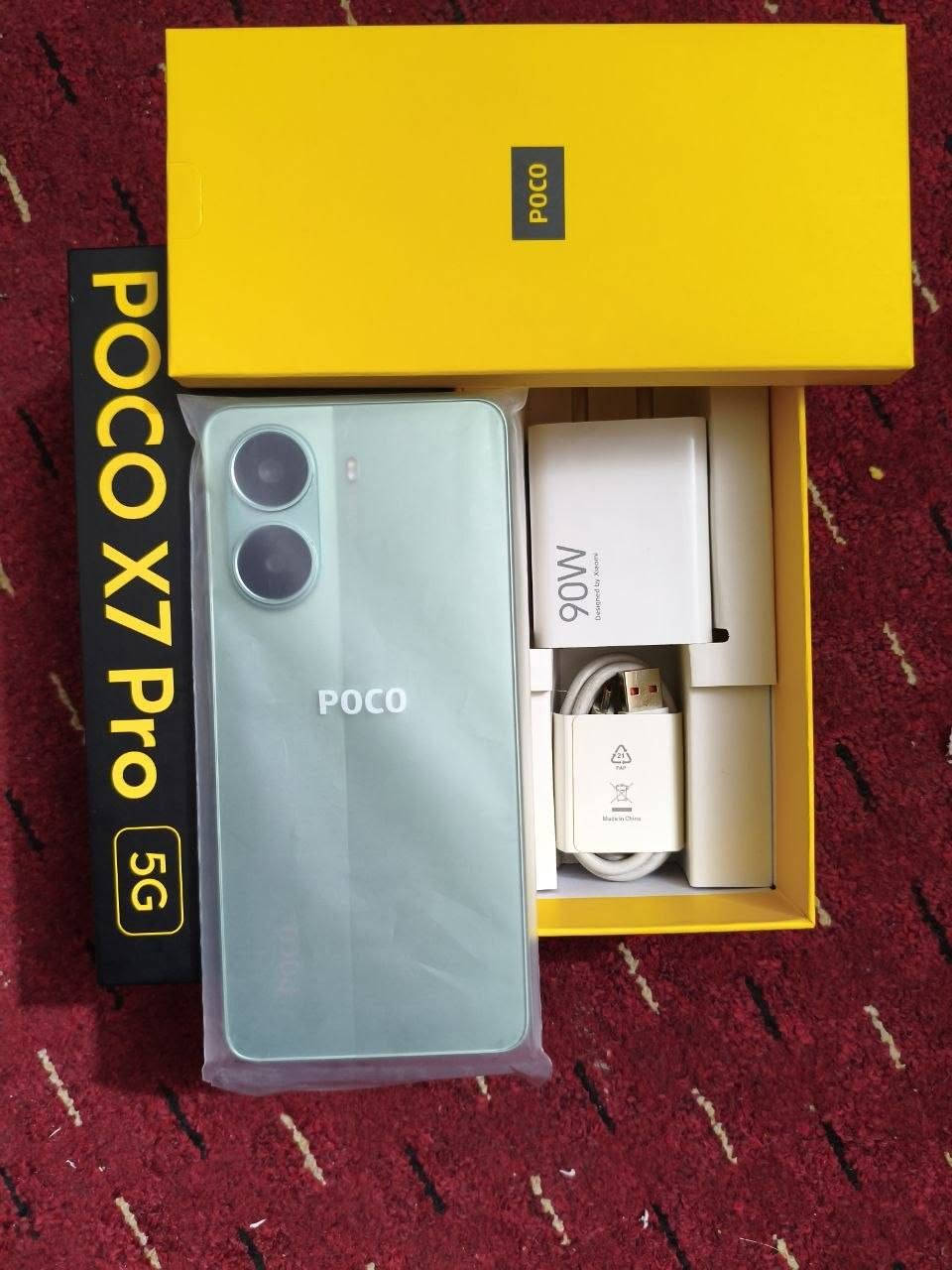 سلام عليكم
وحش الالعاب الــ(poco x7 pro 5g)
نضافة 100%
جهاز اخو اخو الجديد استخدام قليل كلش 
(المواصفات)
المعالج....Dimensity 8400
الشاشة 120هيرتز يشغل اي لعبة 120فريم
الذاكرة 256رامات 12+4
البطارية 98%عدد الدورات 112قوة البطارية 5300ملي امبير
اول استخدام للجهاز 2026يناير 
الجهاز يجي ويا كامل ملحقاتة +كفر +اريبود ايفون اصلي +مبرد مال العاب سعرة 300الف وبي مجال بسيط للشراي 
للتواصل واتساب ***********او الاتصال مباشرتا سبب البيع متوازي
