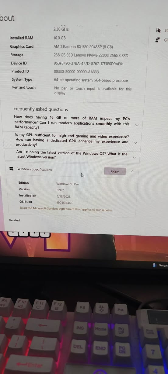 عندي هاي بي سي هيه مال دراسه وهاي موصفاته رايده 600 وبيه مجال كامله ميز وشاشه وكيس وكيبورد + سكن البصره


**إذا كنت صاحب هذا الإعلان وتريد حذفه لأي سبب، رجاءا أرسل رسالة إلى الدعم الفني**